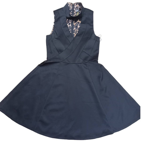 NWOT Trixxi Window Collar Sleeveless Party Dress - Picture 1 of 5